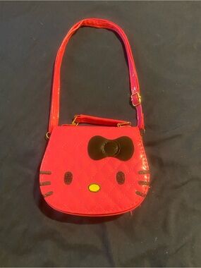 Pink Quilted Hello Kitty Crossbody Bag